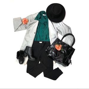 Cato Silkie Green Witchy Blouse